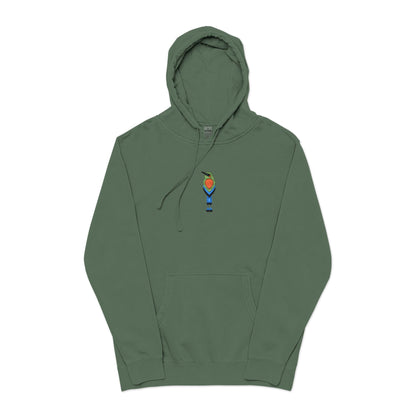 Guardabarranco Embroidered Pigment-Dyed Hoodie