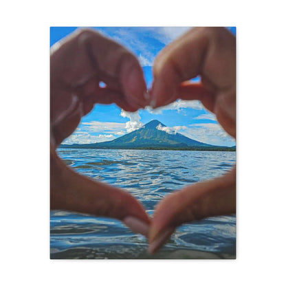 Volcan Corazón Canvas