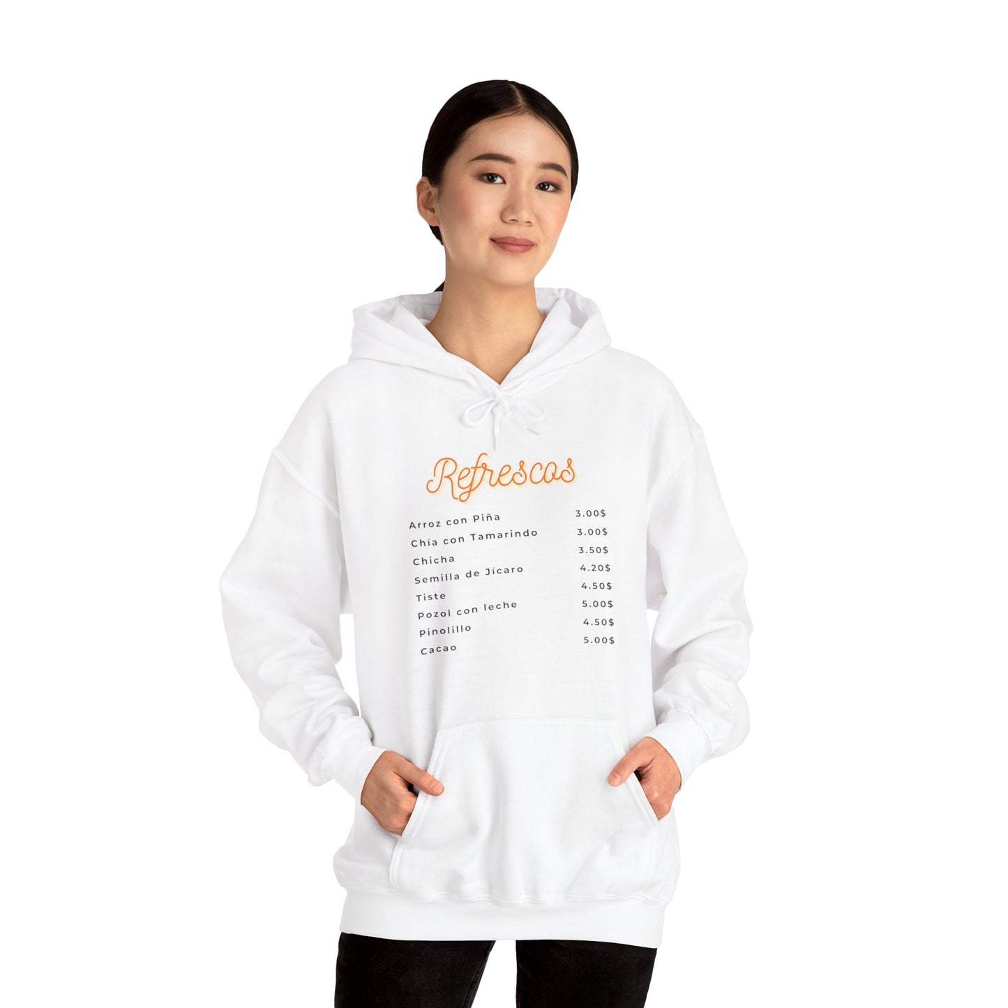 Refrescos Menu Unisex Heavy Blend™ Hooded Sweatshirt