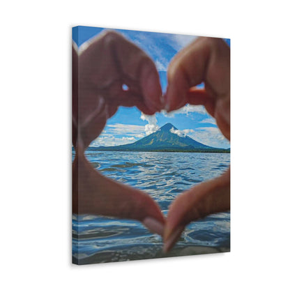 Volcan Corazón Canvas