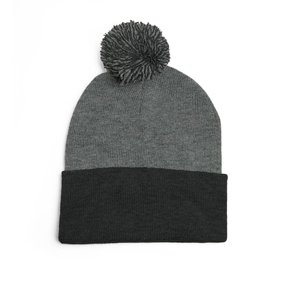 Nicaragua Pom-Pom Knit Beanie Embroidered