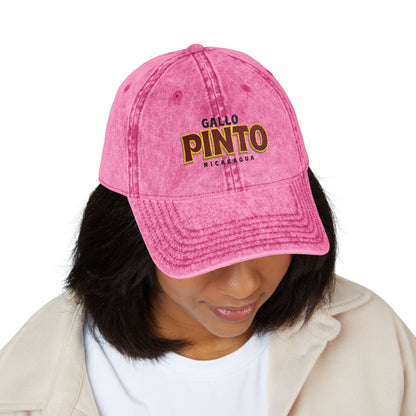 Gallo Pinto Nicaragua Vintage Embroidered Cap