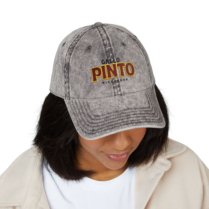 Gallo Pinto Nicaragua Vintage Embroidered Cap