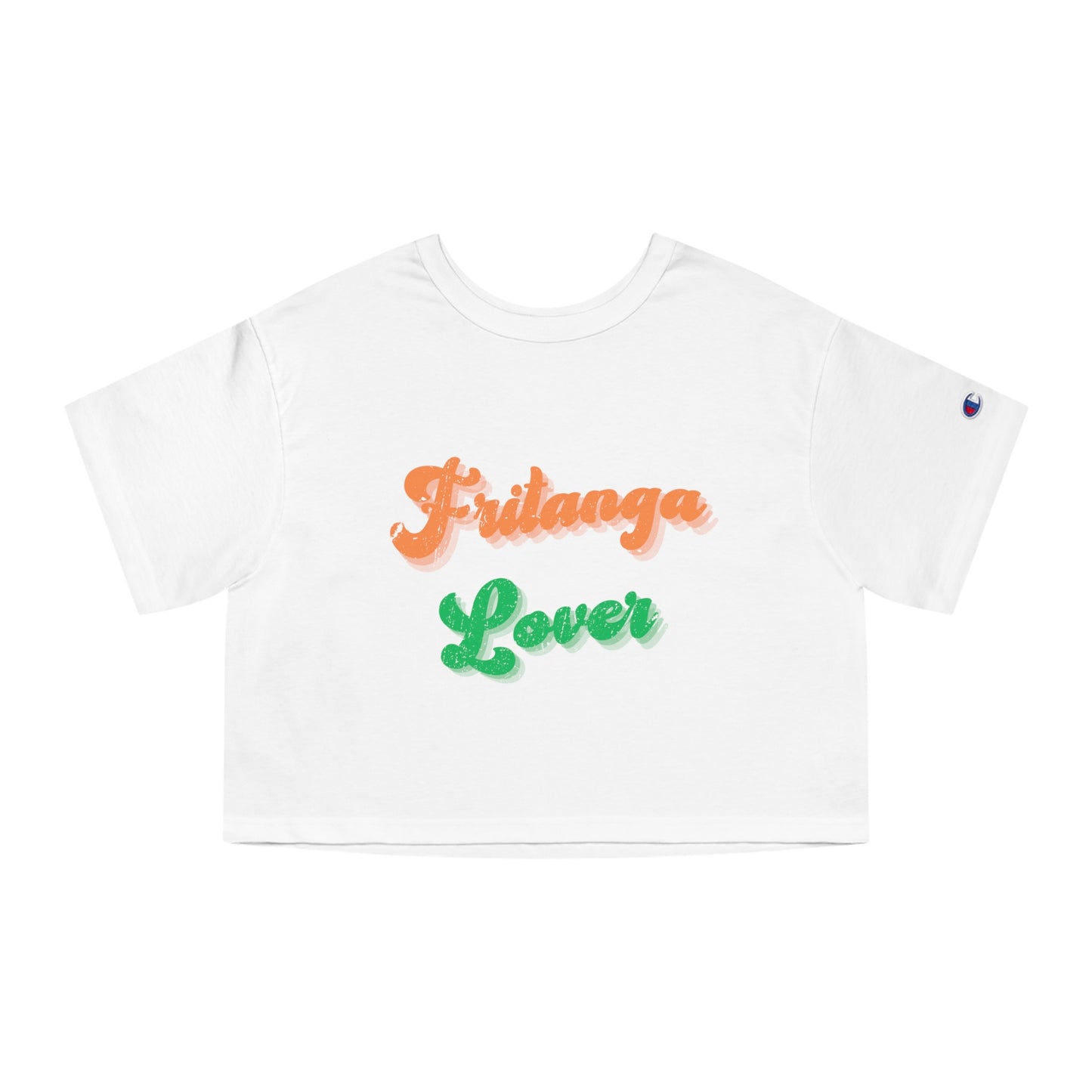 Fritanga Lover Retro Champion Women's Heritage Cropped T-Shirt