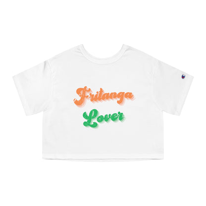 Fritanga Lover Retro Champion Women's Heritage Cropped T-Shirt