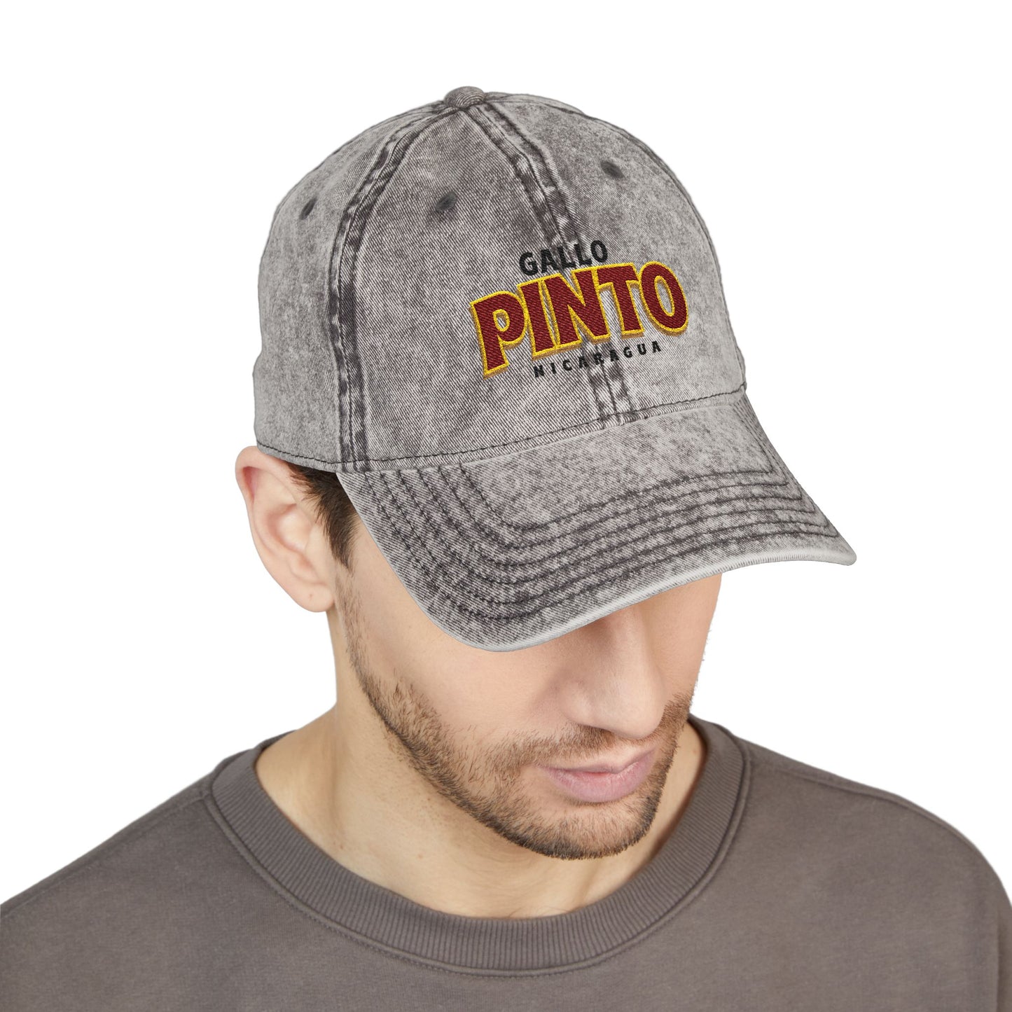 Gallo Pinto Nicaragua Vintage Embroidered Cap