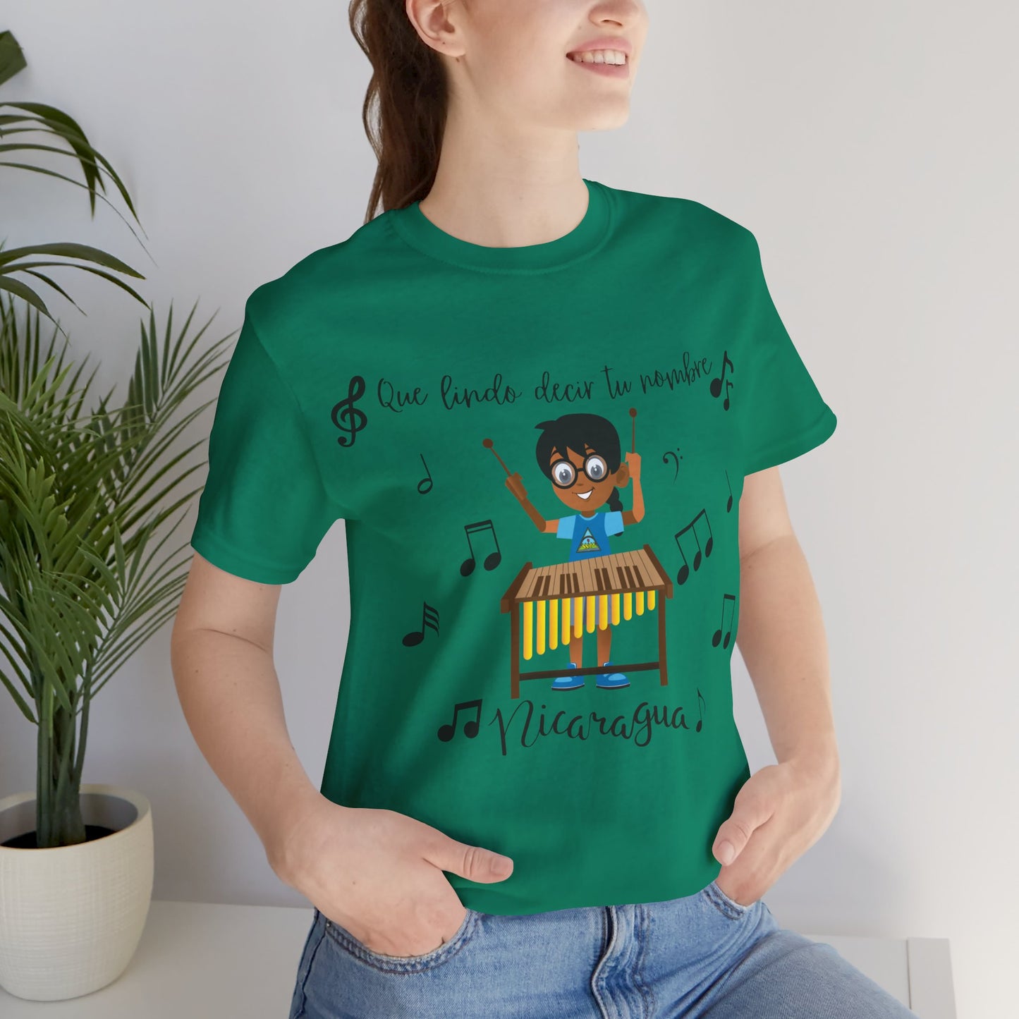 Marimba Nicaragua Unisex Jersey Short Sleeve Tee