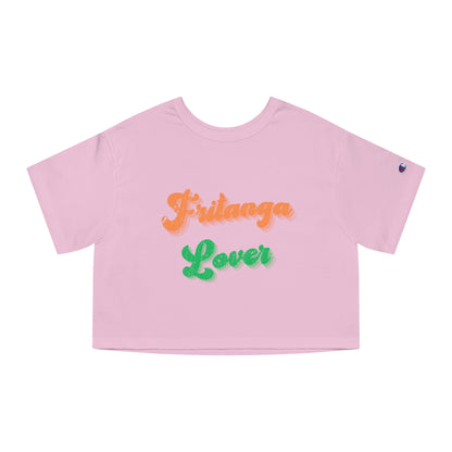 Fritanga Lover Retro Champion Women's Heritage Cropped T-Shirt