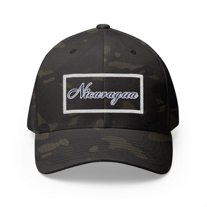 Nicaragua Embroidered Closed-Back Cap