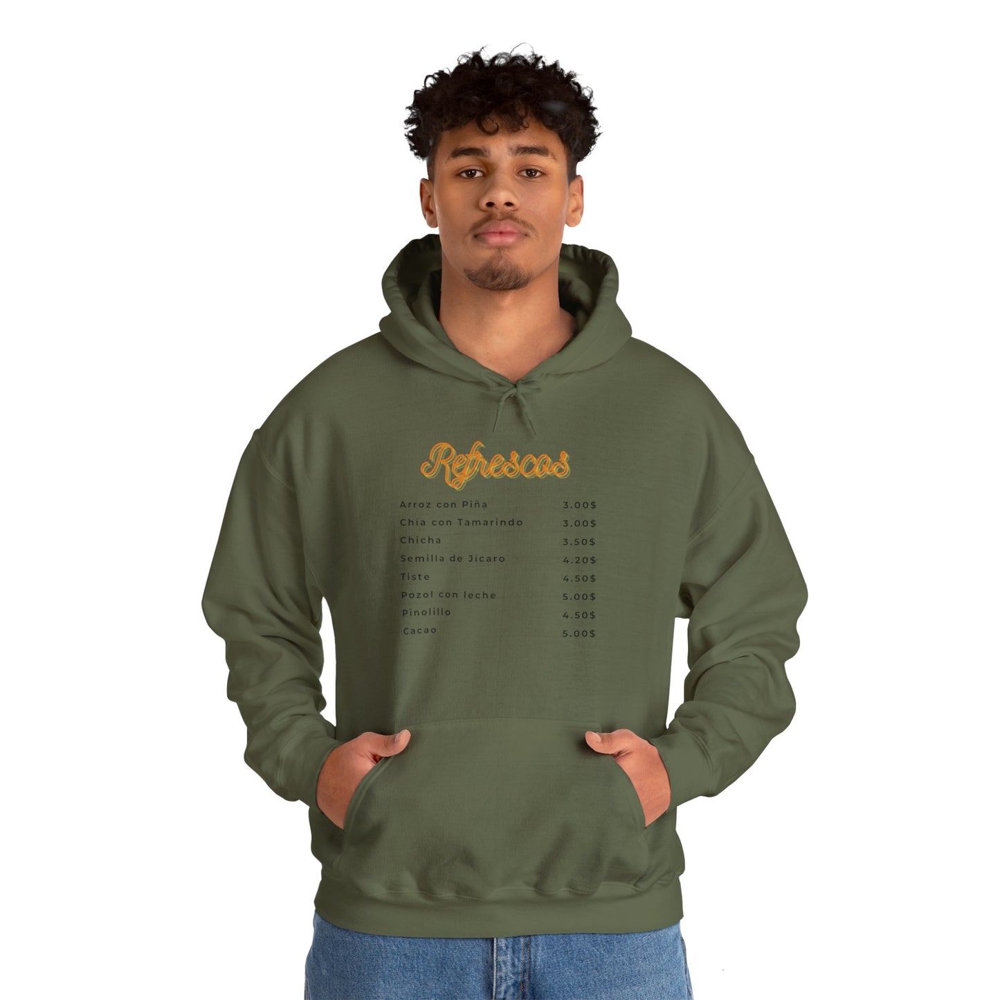 Refrescos Menu Unisex Heavy Blend™ Hooded Sweatshirt