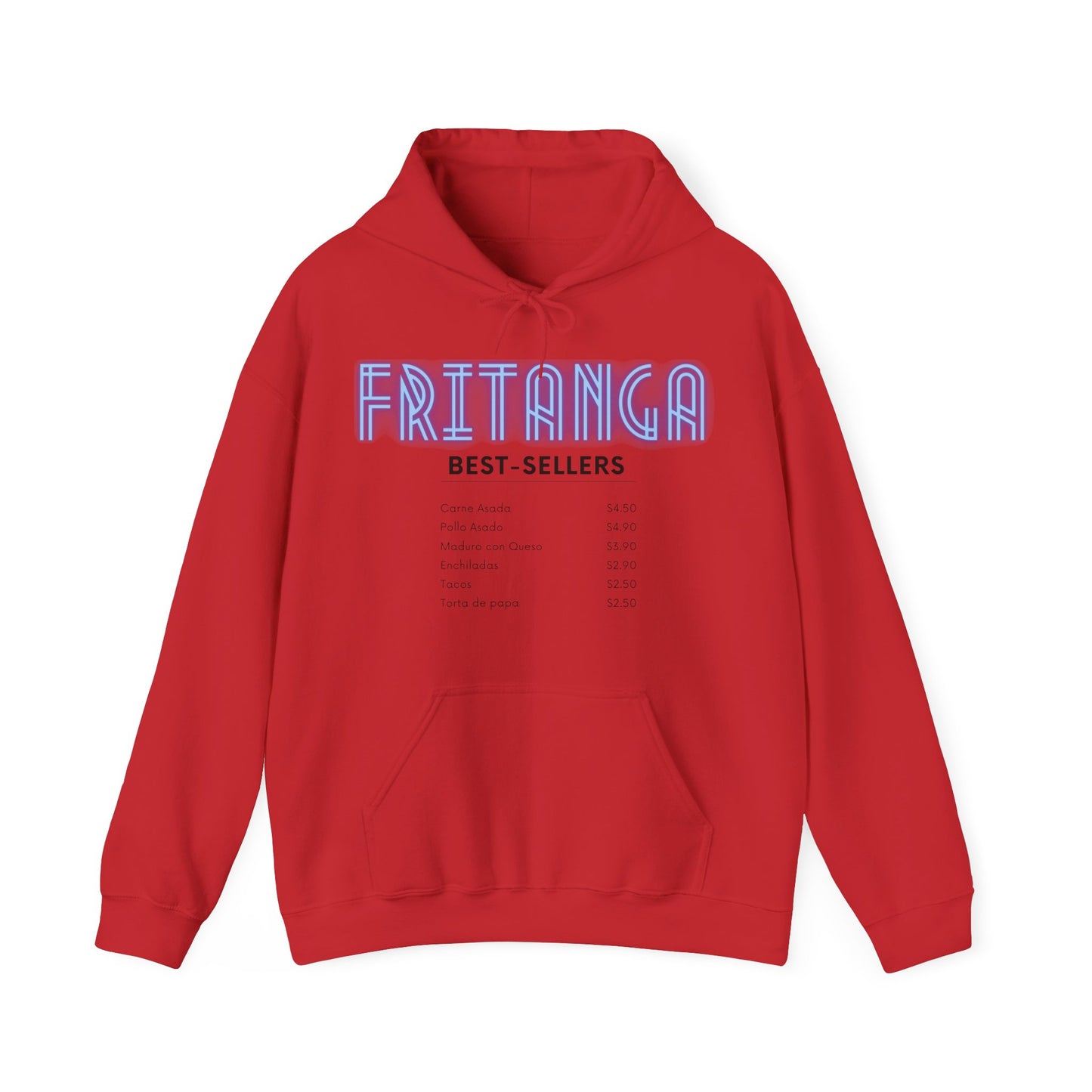 Fritanga Menu Unisex Heavy Blend™ Hooded Sweatshirt