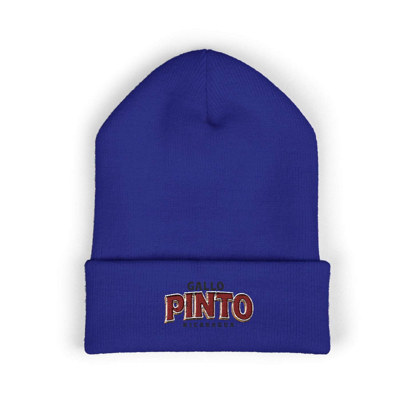 Gallo Pinto Embroidered Cuffed Beanie