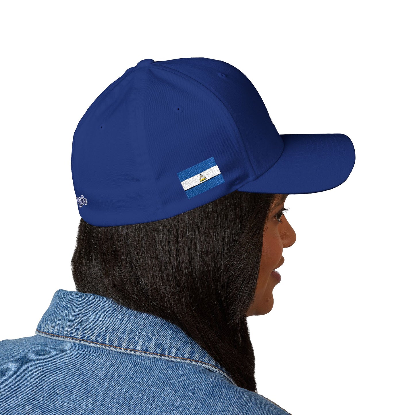 Nicaragua Embroidered Closed-Back Cap