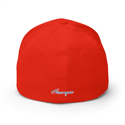 Nicaragua Embroidered Closed-Back Cap