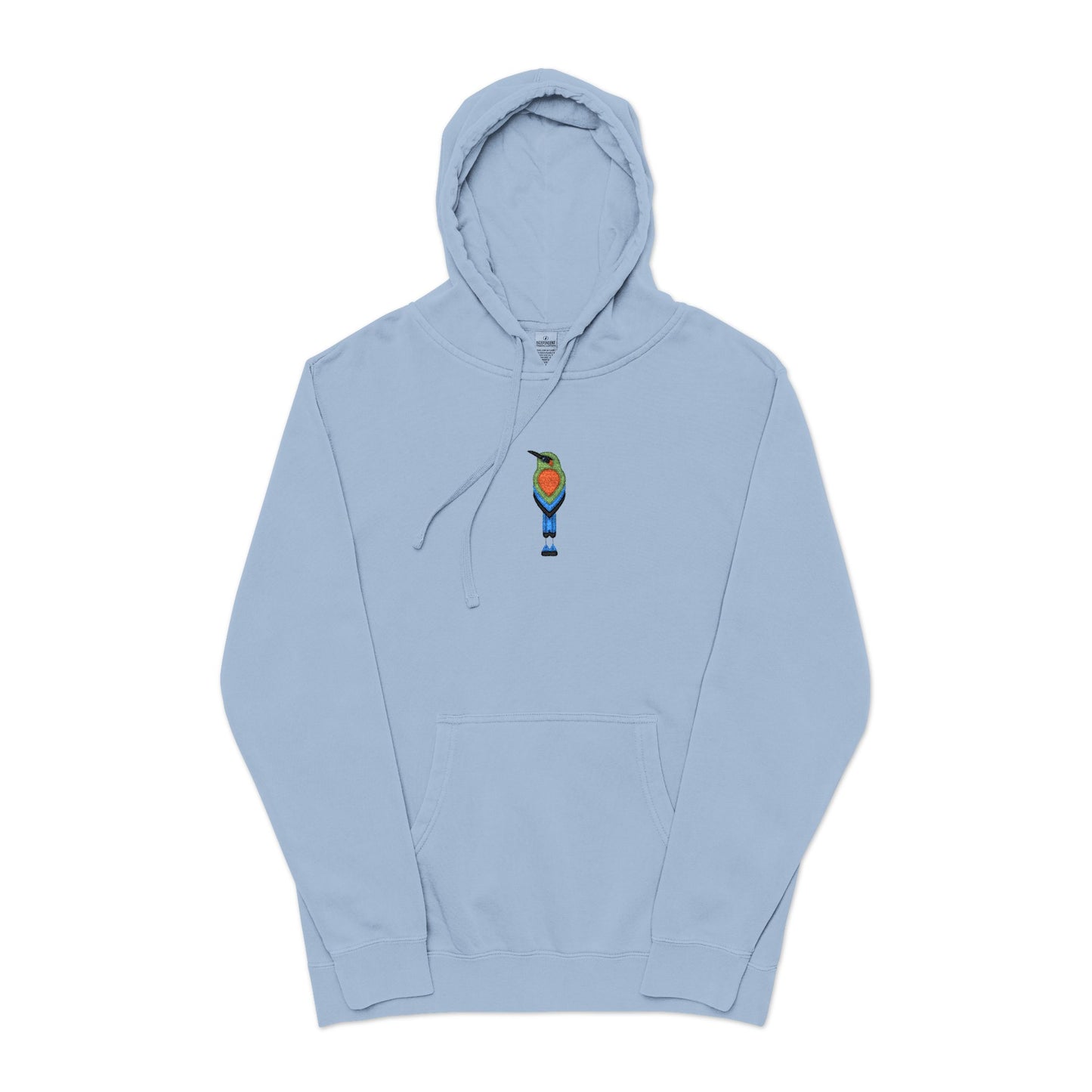 Guardabarranco Embroidered Pigment-Dyed Hoodie
