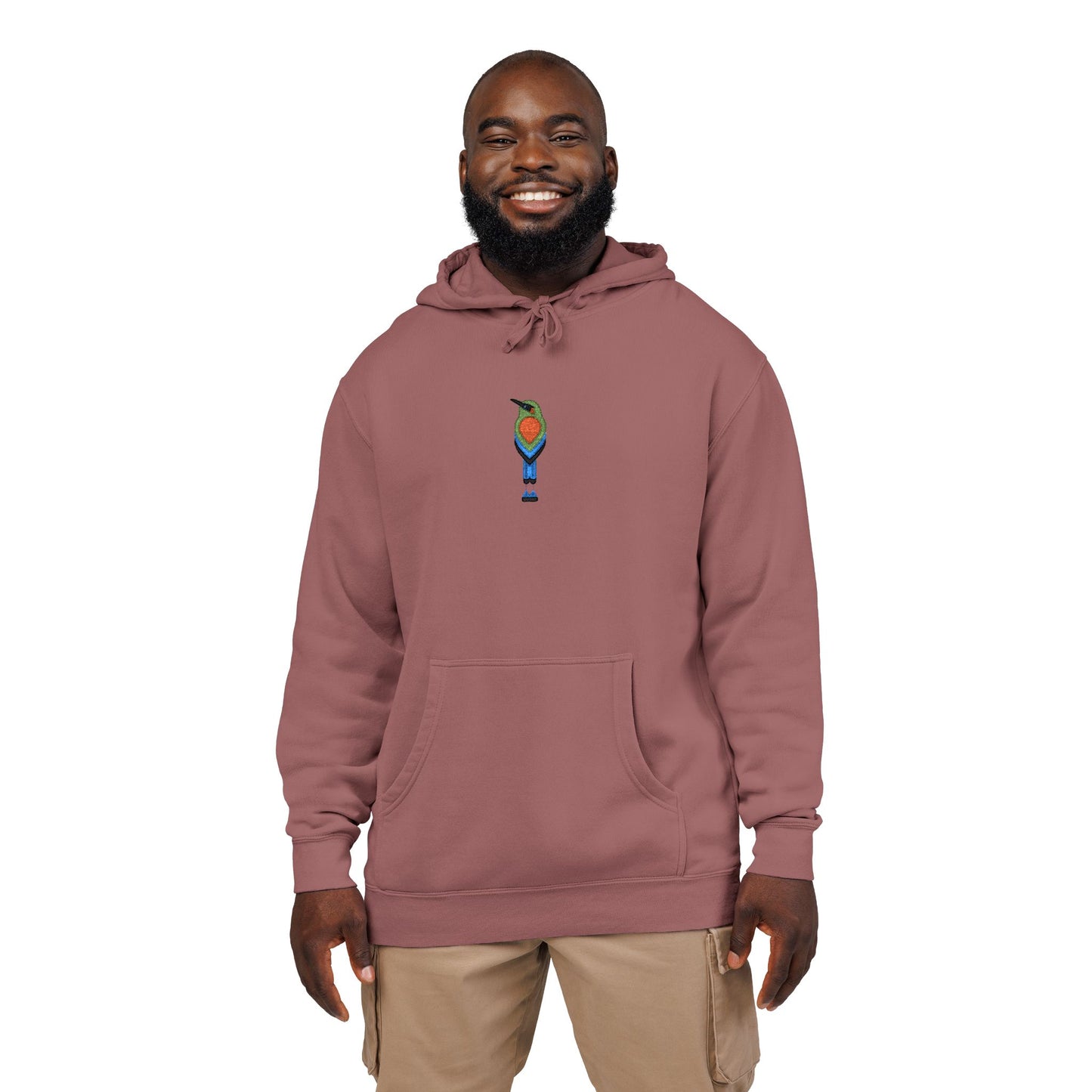Guardabarranco Embroidered Pigment-Dyed Hoodie
