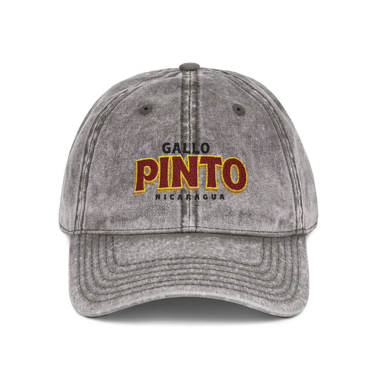 Gallo Pinto Nicaragua Vintage Embroidered Cap
