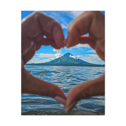 Volcan Corazón Canvas