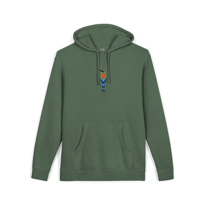 Guardabarranco Embroidered Pigment-Dyed Hoodie
