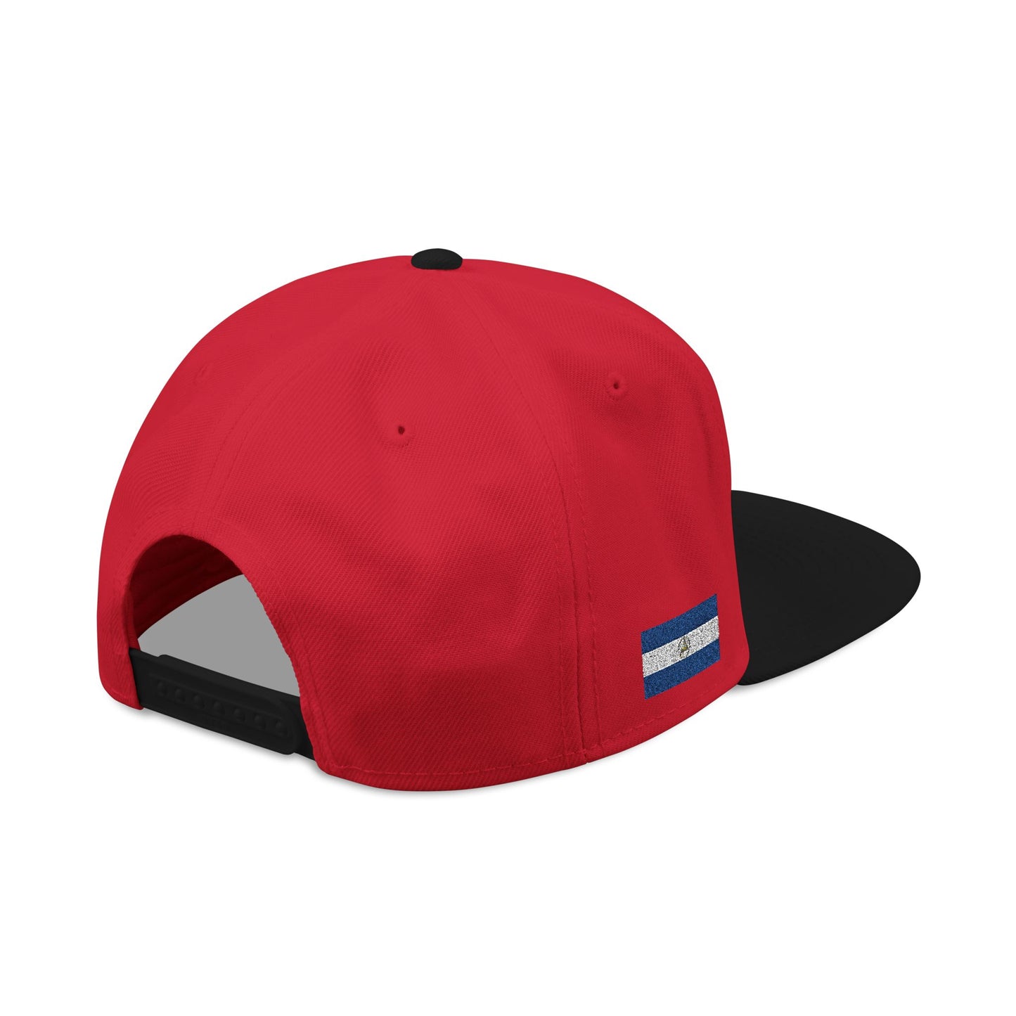 Nicaragua Flag Embroidered Snapback Hat