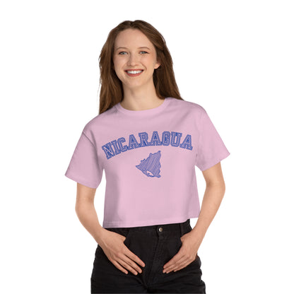 Nicaragua Champion Women's Heritage Cropped T-Shirt