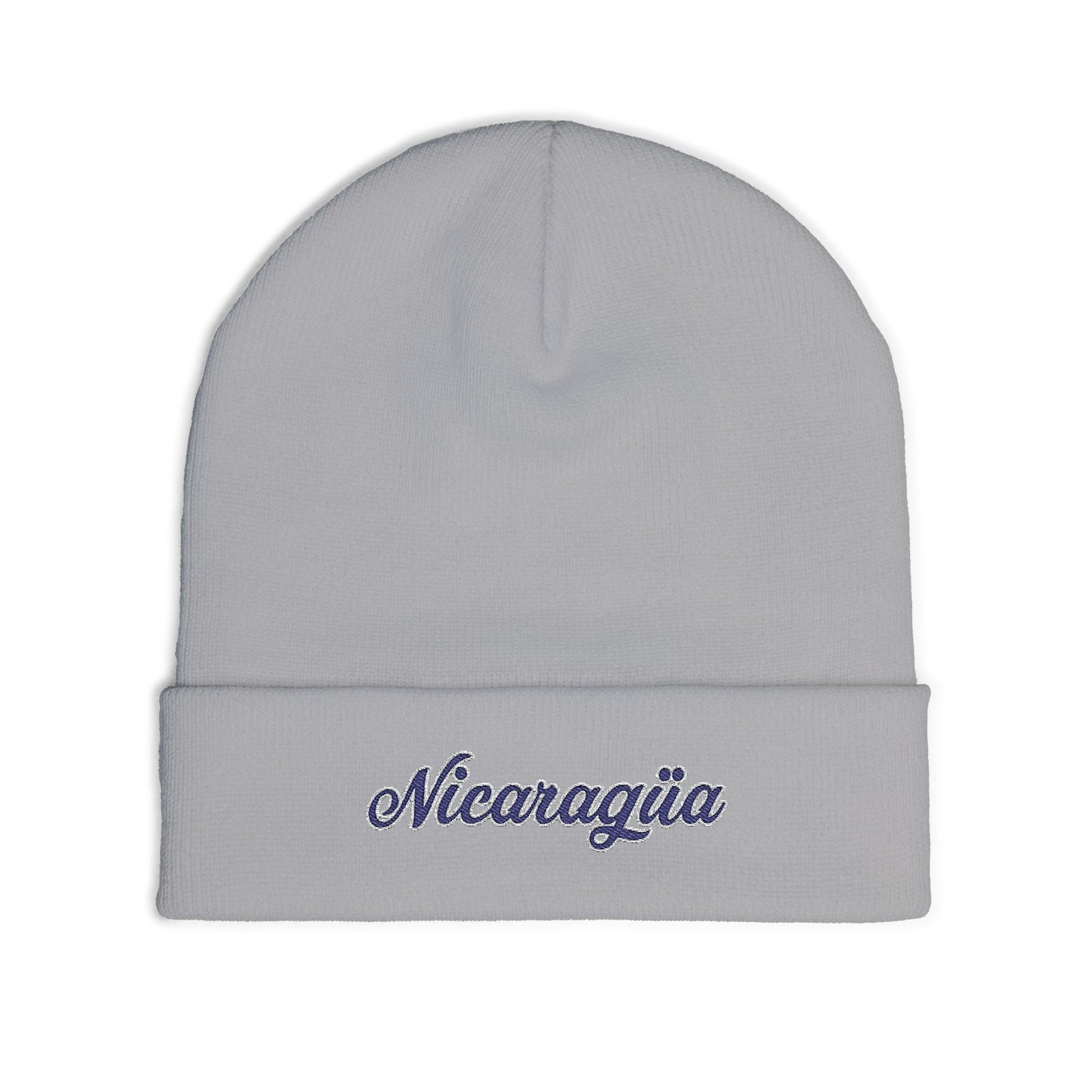 Nicaragua Embroidered Knit Beanie