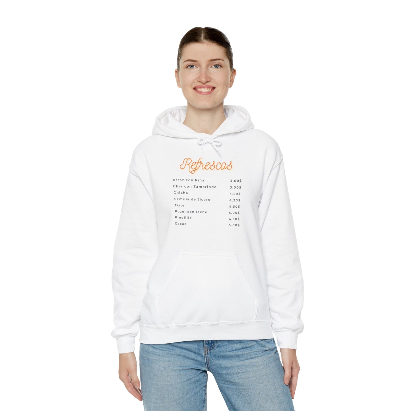 Refrescos Menu Unisex Heavy Blend™ Hooded Sweatshirt