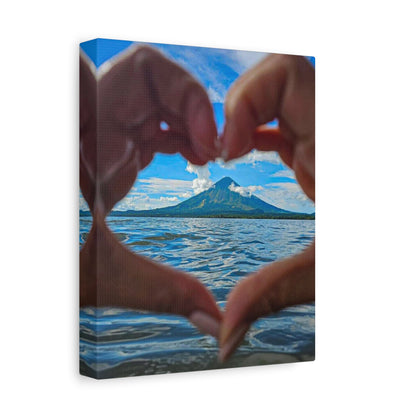 Volcan Corazón Canvas