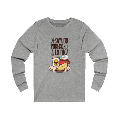 Desayuno Lechagria Unisex Jersey Long Sleeve Tee