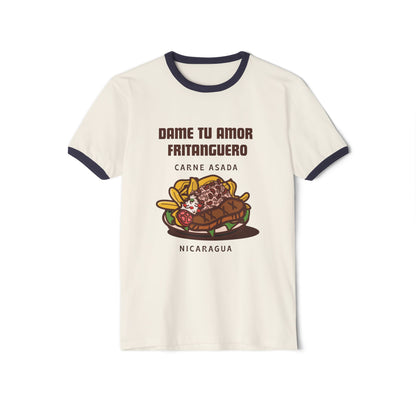 Carne Asada Unisex Cotton Ringer T-Shirt