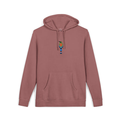 Guardabarranco Embroidered Pigment-Dyed Hoodie