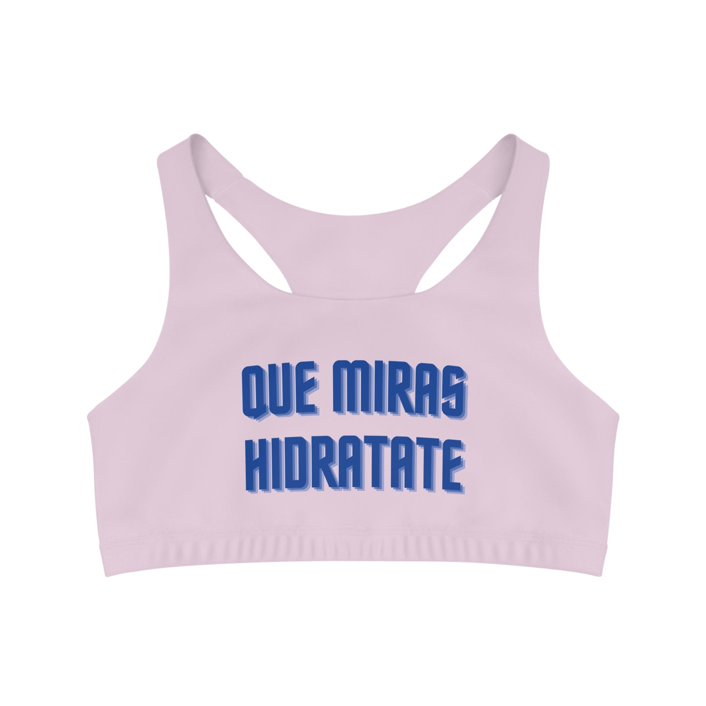 Que Miras Hidratate Seamless Sports Bra