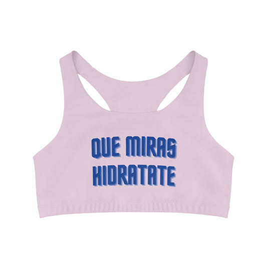 Que Miras Hidratate Seamless Sports Bra