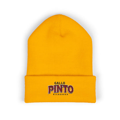 Gallo Pinto Embroidered Cuffed Beanie
