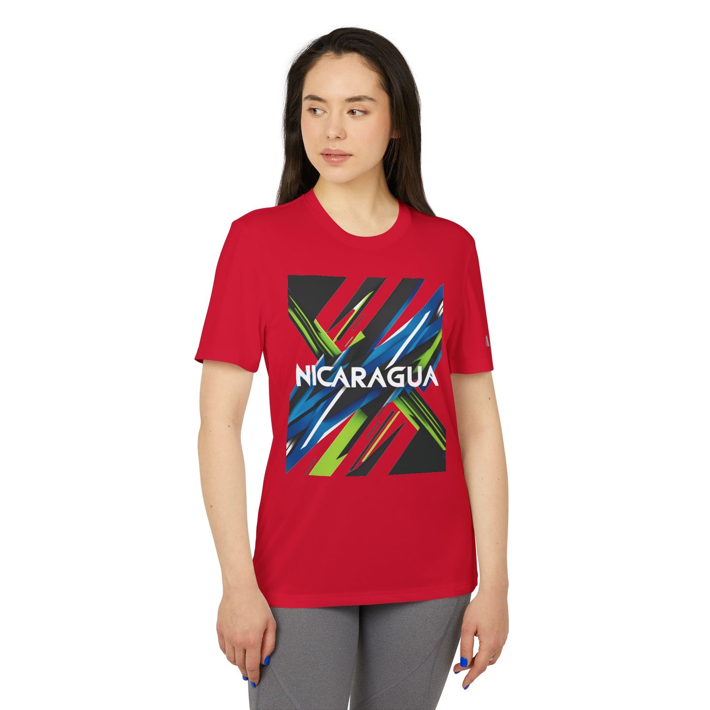 Nicaragua Adidas Unisex Sport T-shirt