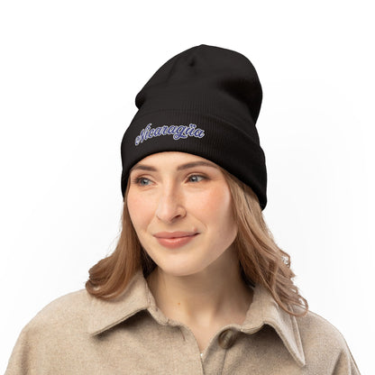 Nicaragua Embroidered Knit Beanie