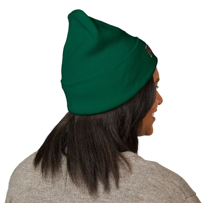 Gallo Pinto Embroidered Cuffed Beanie