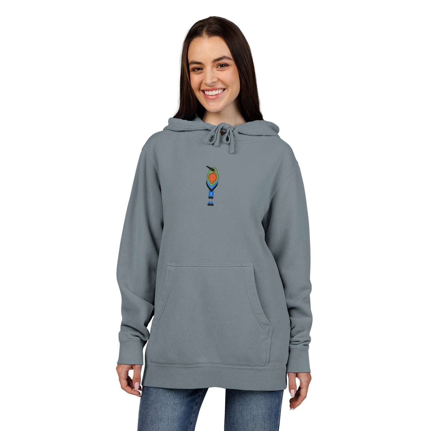 Guardabarranco Embroidered Pigment-Dyed Hoodie