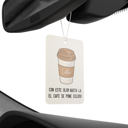 Hasta El Cafe Car Air Freshener