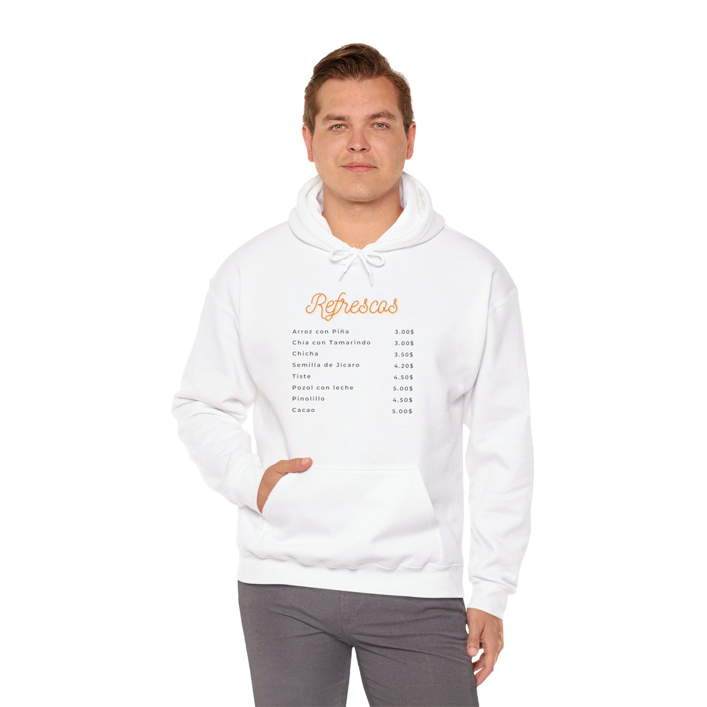 Refrescos Menu Unisex Heavy Blend™ Hooded Sweatshirt