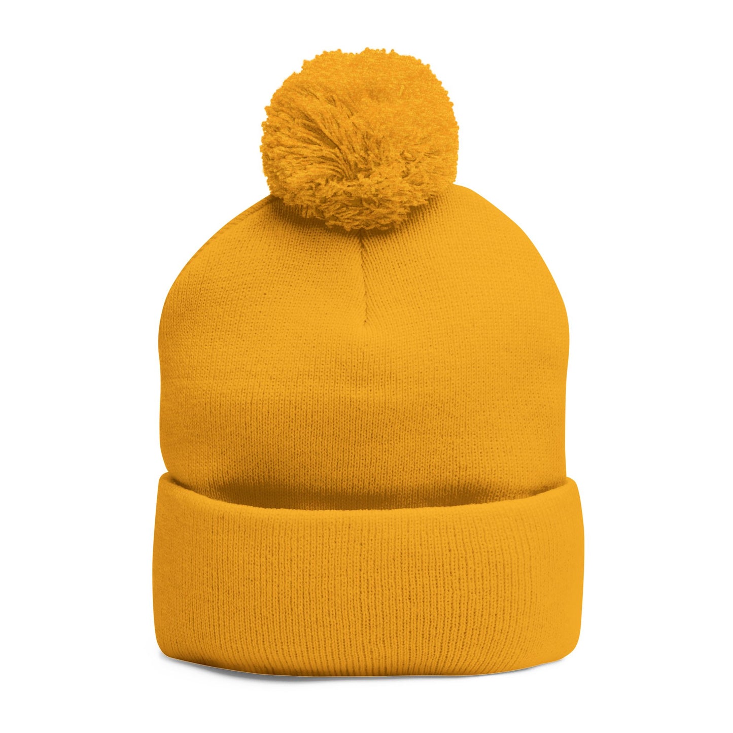 Nicaragua Pom-Pom Knit Beanie Embroidered