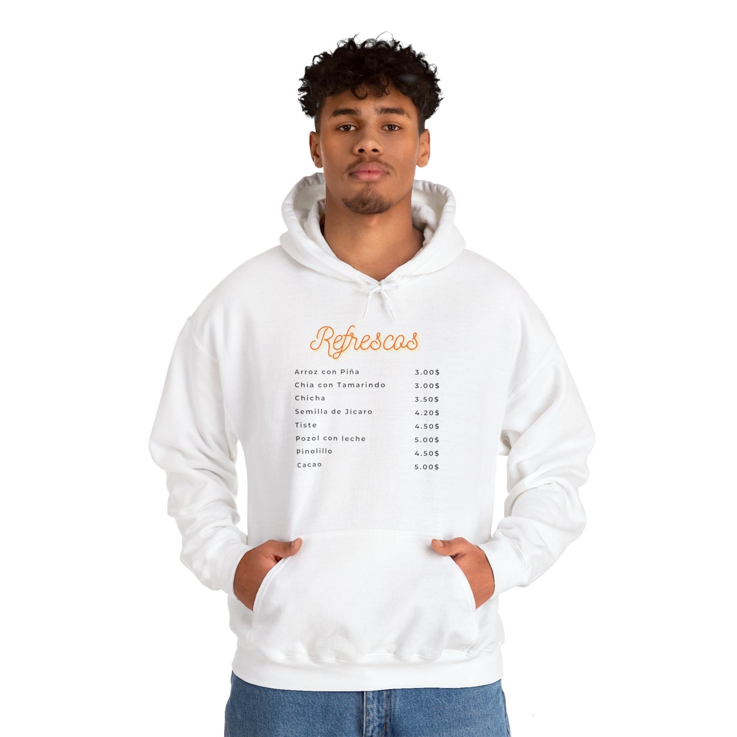 Refrescos Menu Unisex Heavy Blend™ Hooded Sweatshirt