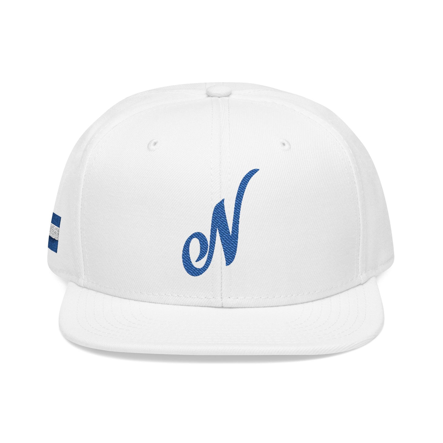 Nicaragua Flag Embroidered Snapback Hat