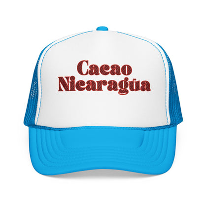 Cacao Nicaragua Embroidered Foam Trucker Hat