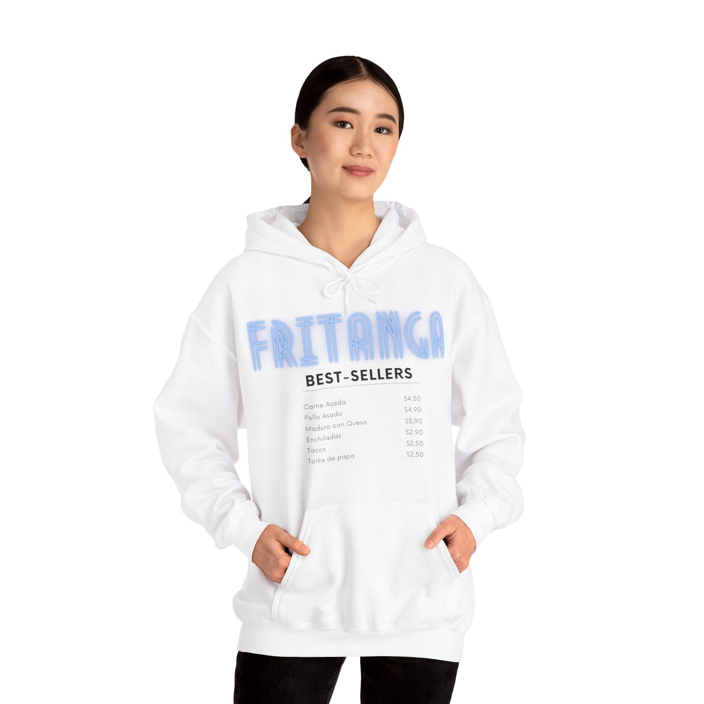 Fritanga Menu Unisex Heavy Blend™ Hooded Sweatshirt