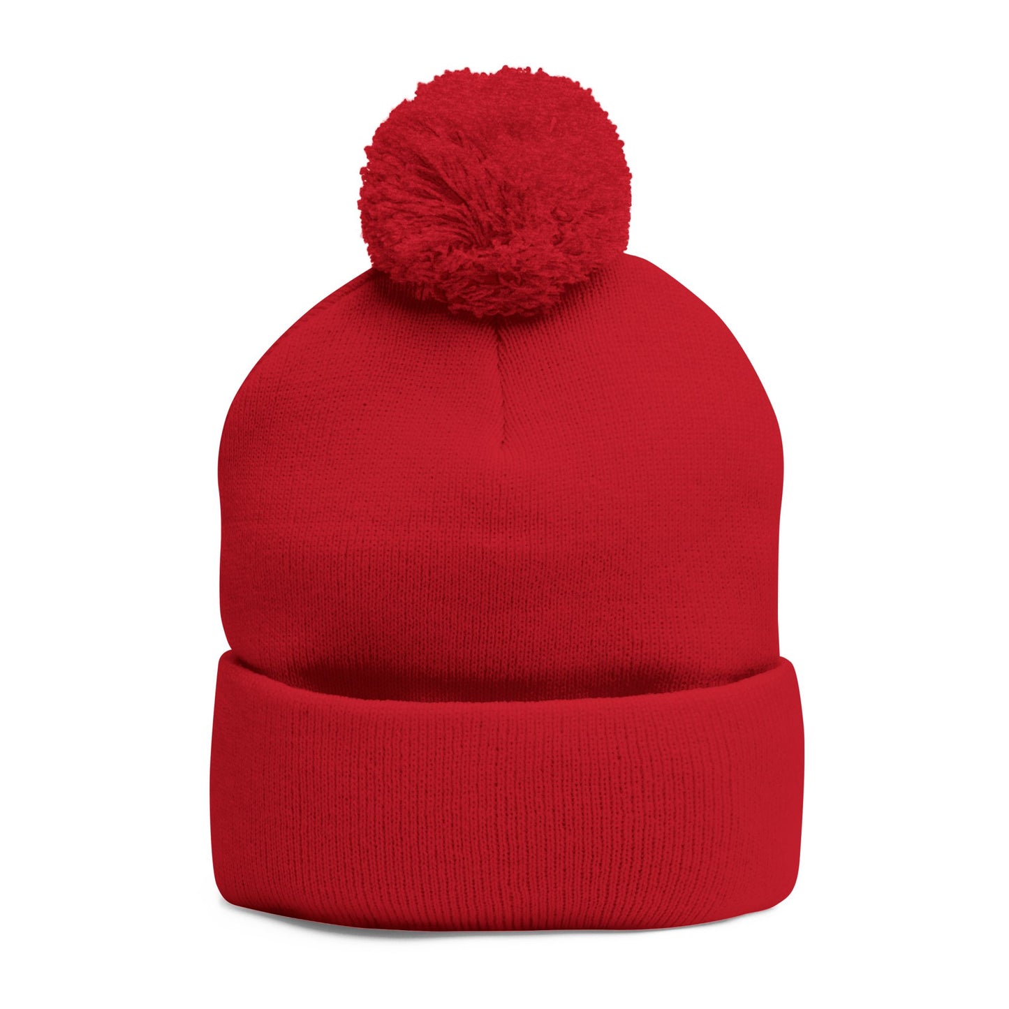 Nicaragua Pom-Pom Knit Beanie Embroidered