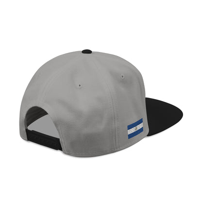 Nicaragua Flag Embroidered Snapback Hat