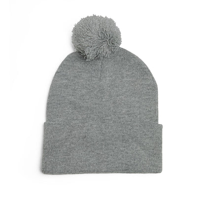 Nicaragua Pom-Pom Knit Beanie Embroidered