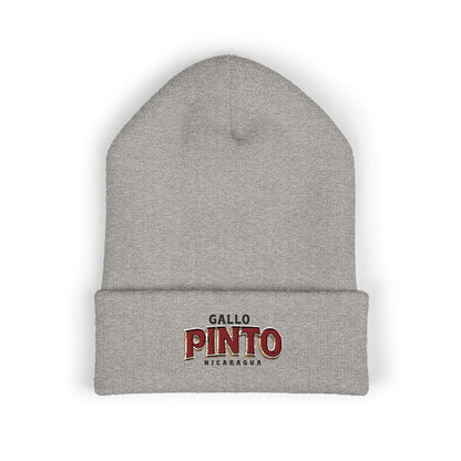 Gallo Pinto Embroidered Cuffed Beanie