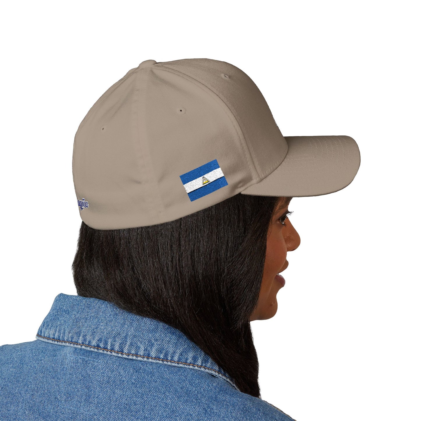 Nicaragua Embroidered Closed-Back Cap